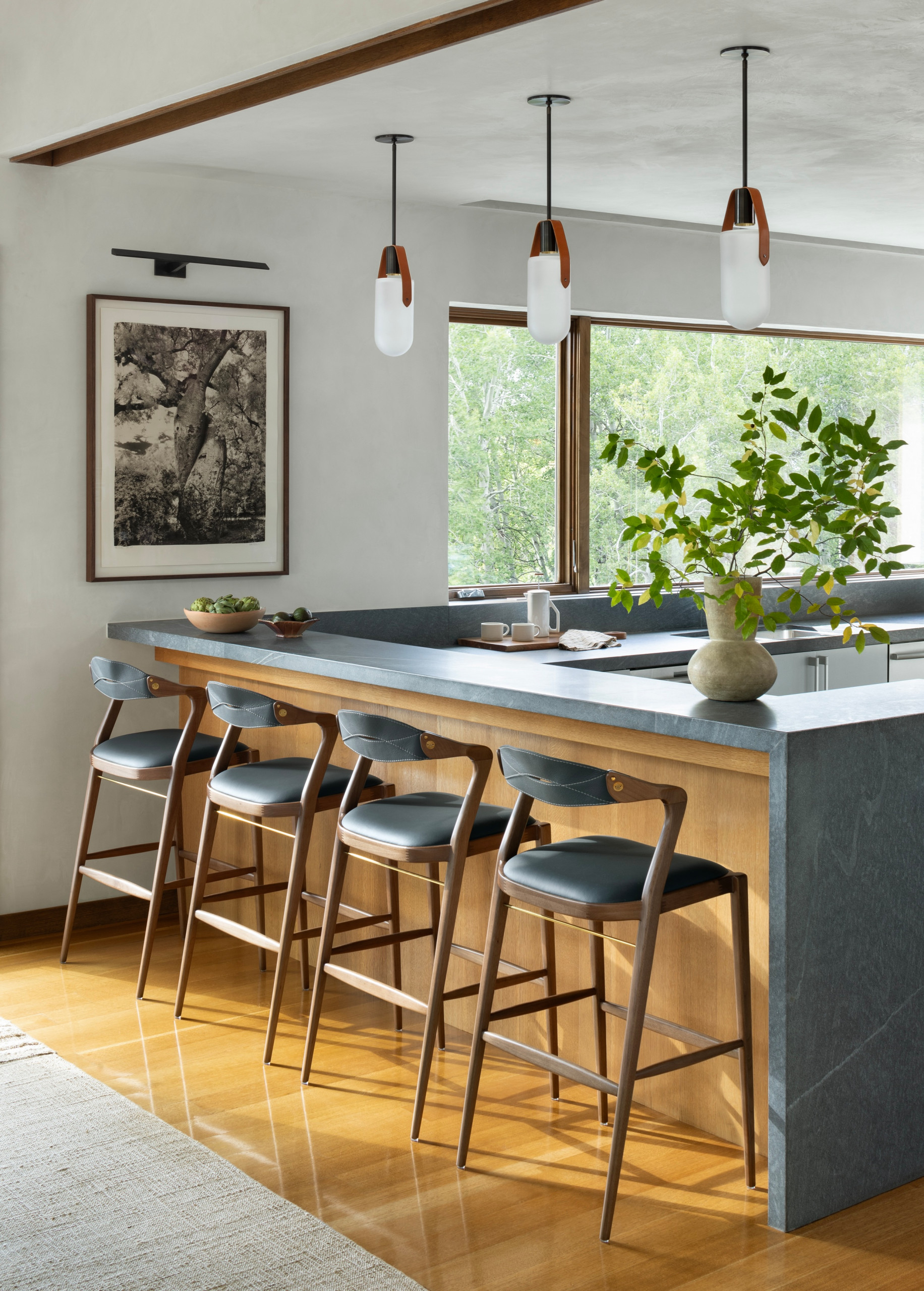 Modern Mountain Retreat Home Tour featuring kitchen