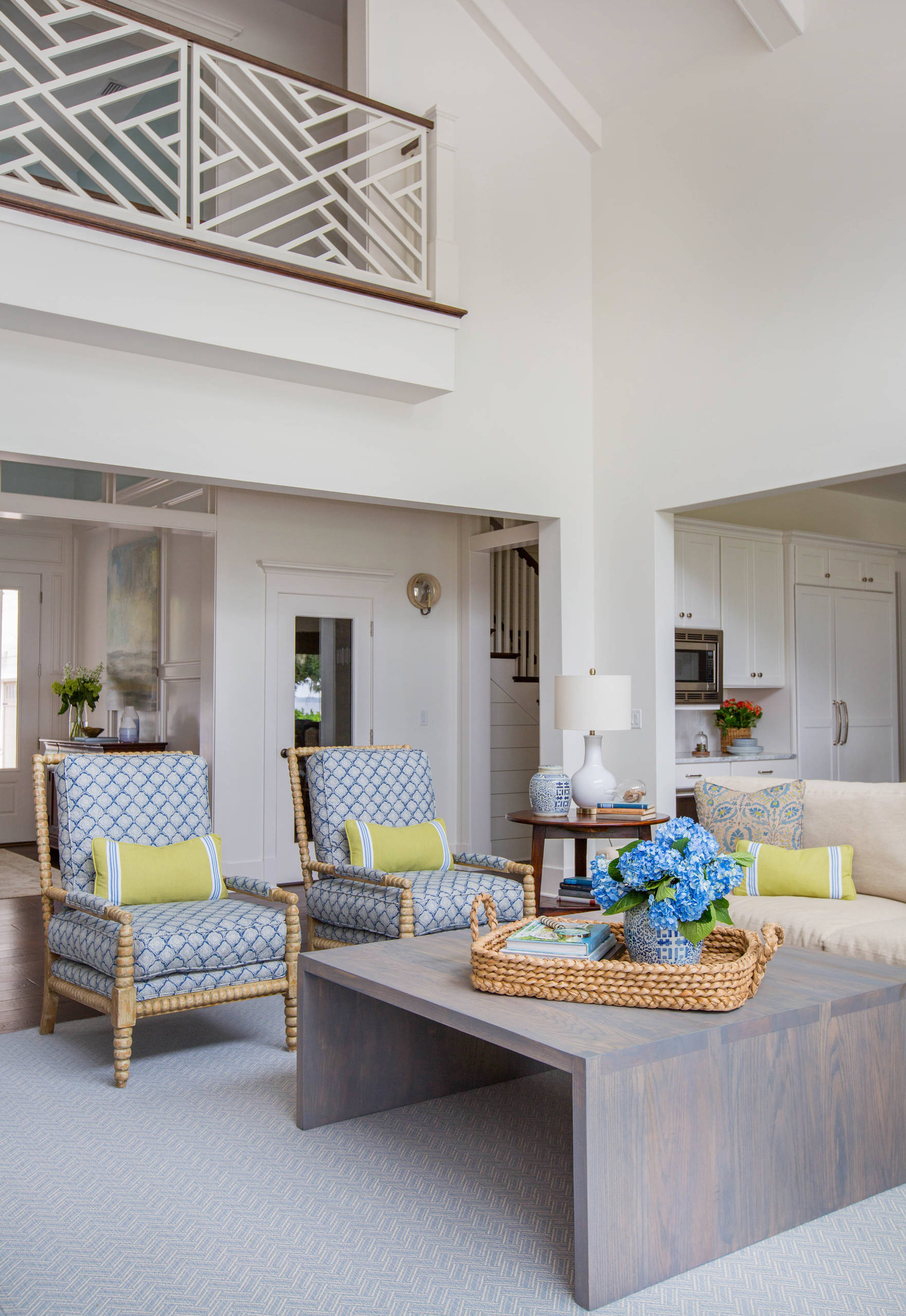 southern coastal home tour living room