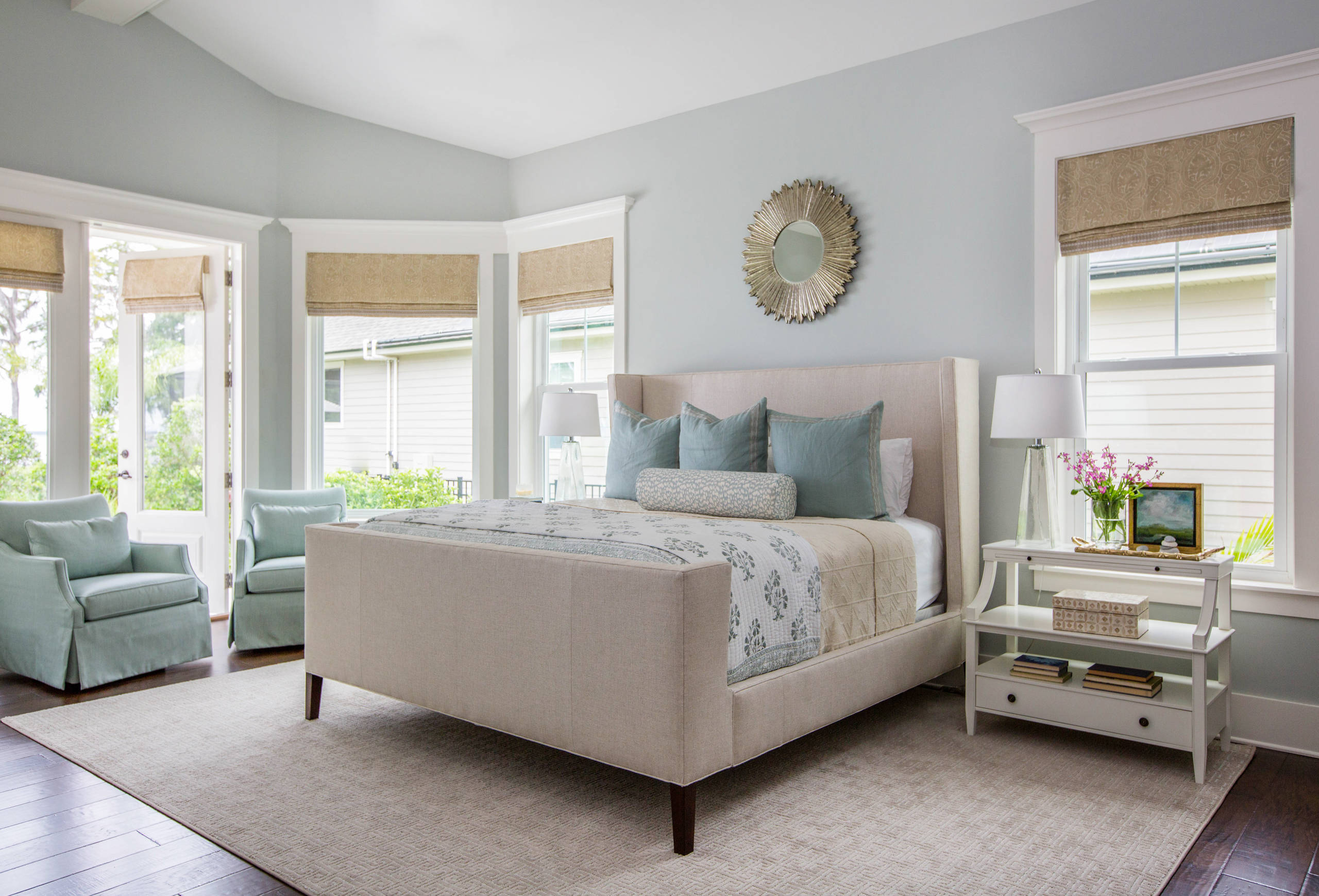 southern coastal home tour bedroom