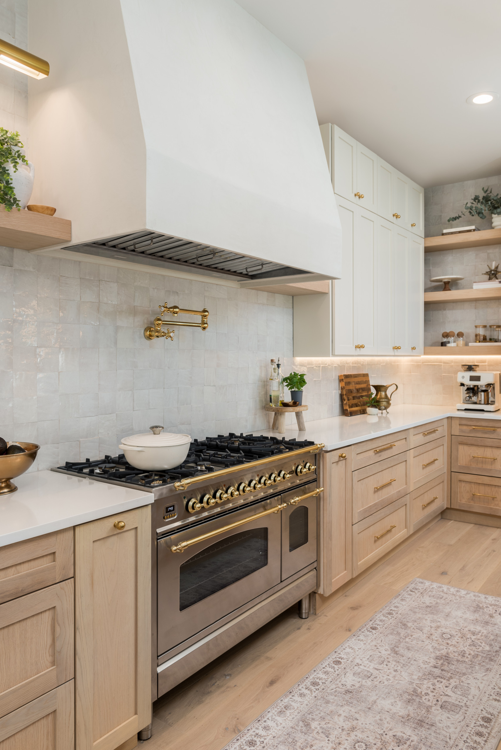 Shoreview Modern Transitional Home Tour featuring airy kitchen