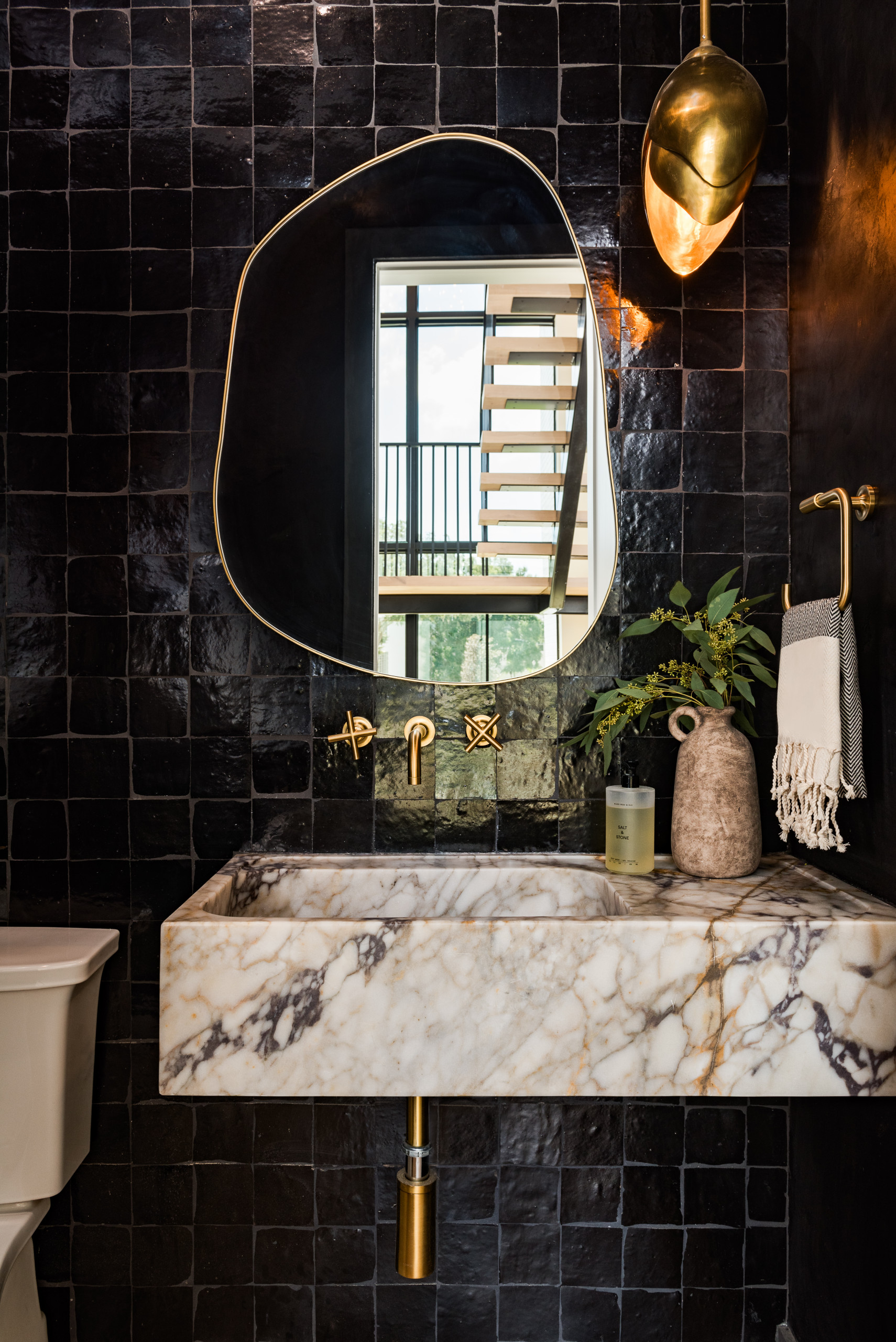 Shoreview Modern Transitional Home Tour featuring bathroom