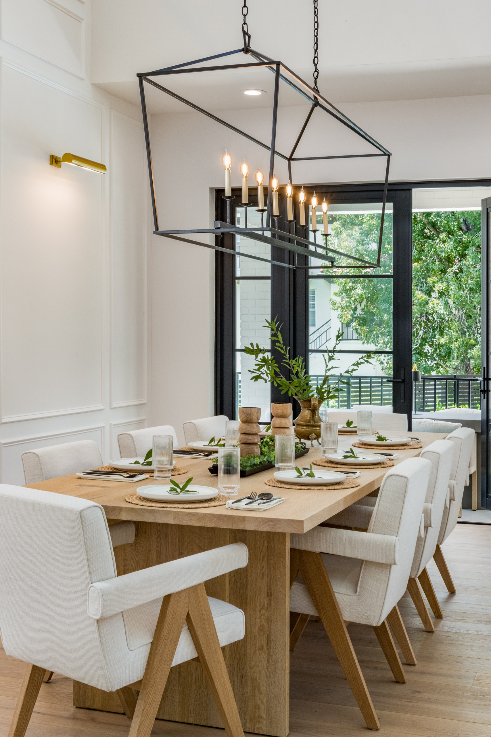 Shoreview Modern Transitional Home Tour featuring dining room