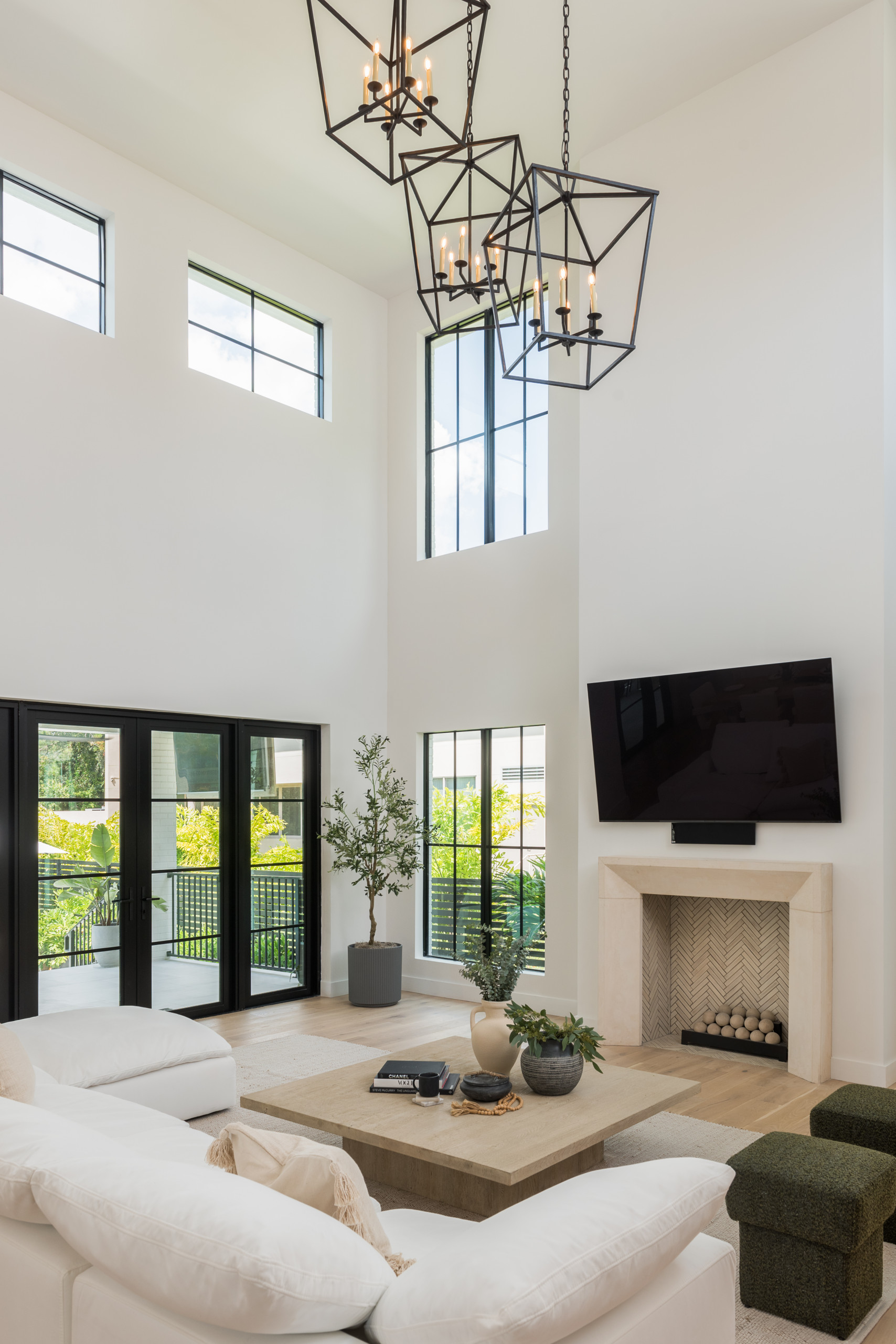 Shoreview Modern Transitional Home Tour featuring living room