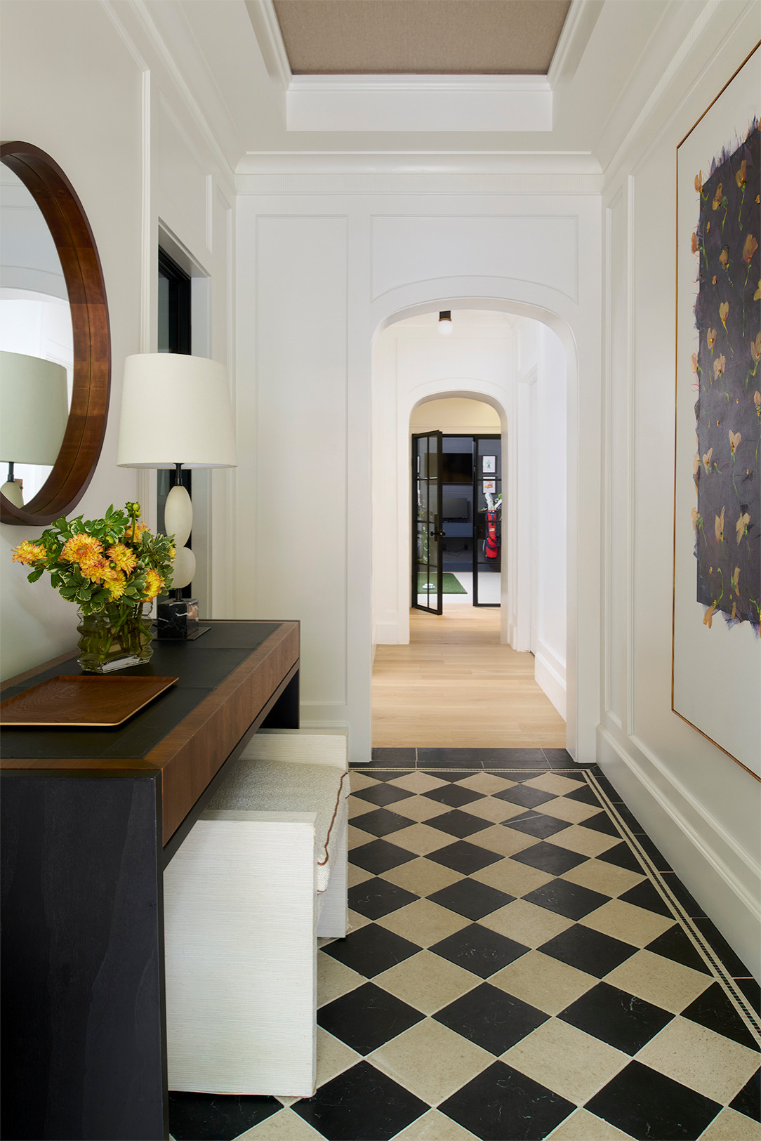 Philadelphia Remodel: Modern Traditional Home Tour showcasing the entryroom