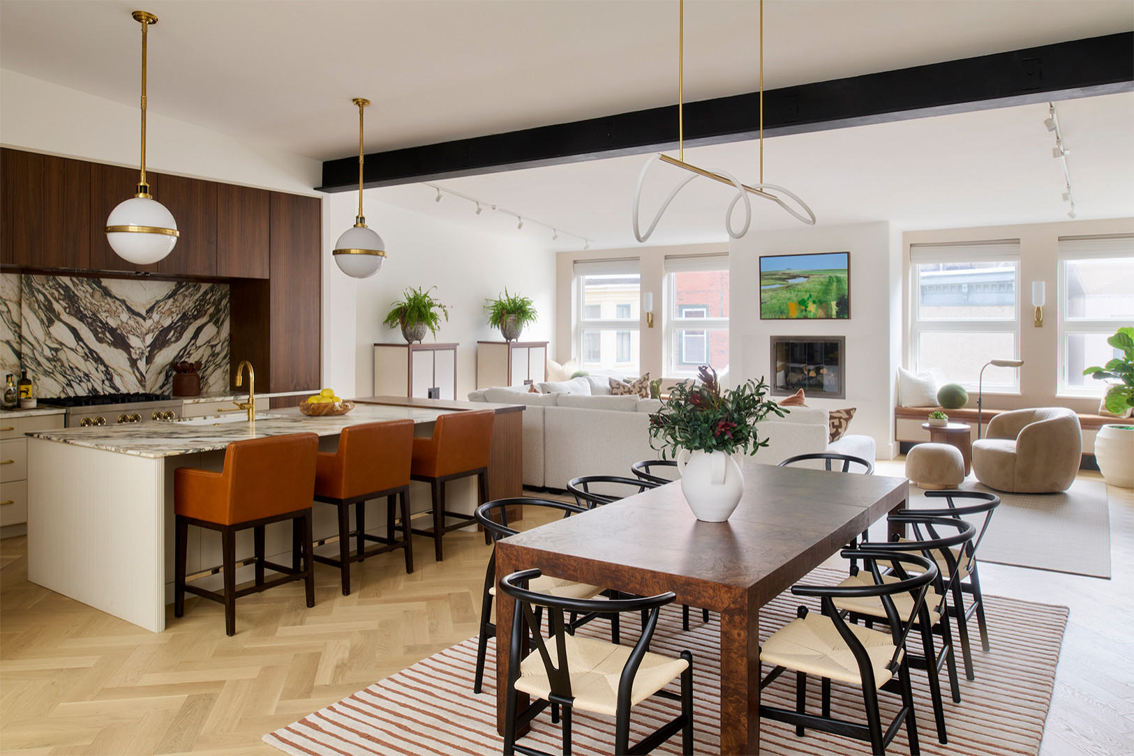 Philadelphia Remodel: Modern Traditional Home Tour showcasing the kitchen