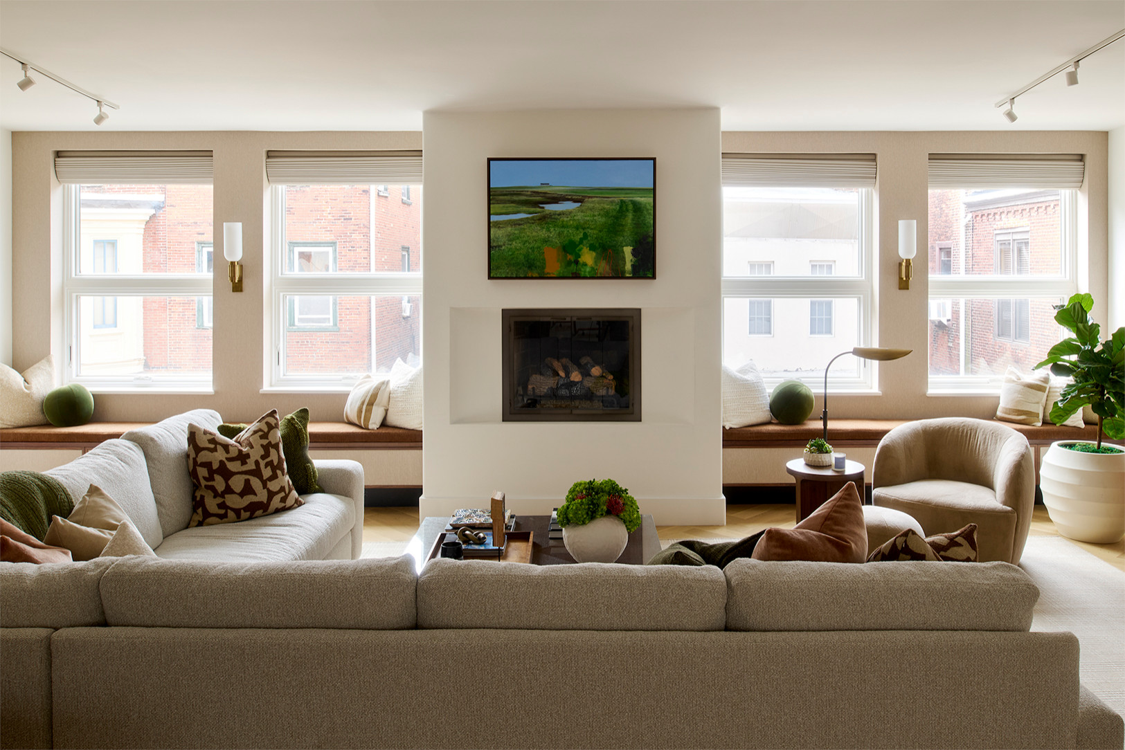 Philadelphia Remodel: Modern Traditional Home Tour showcasing the living room