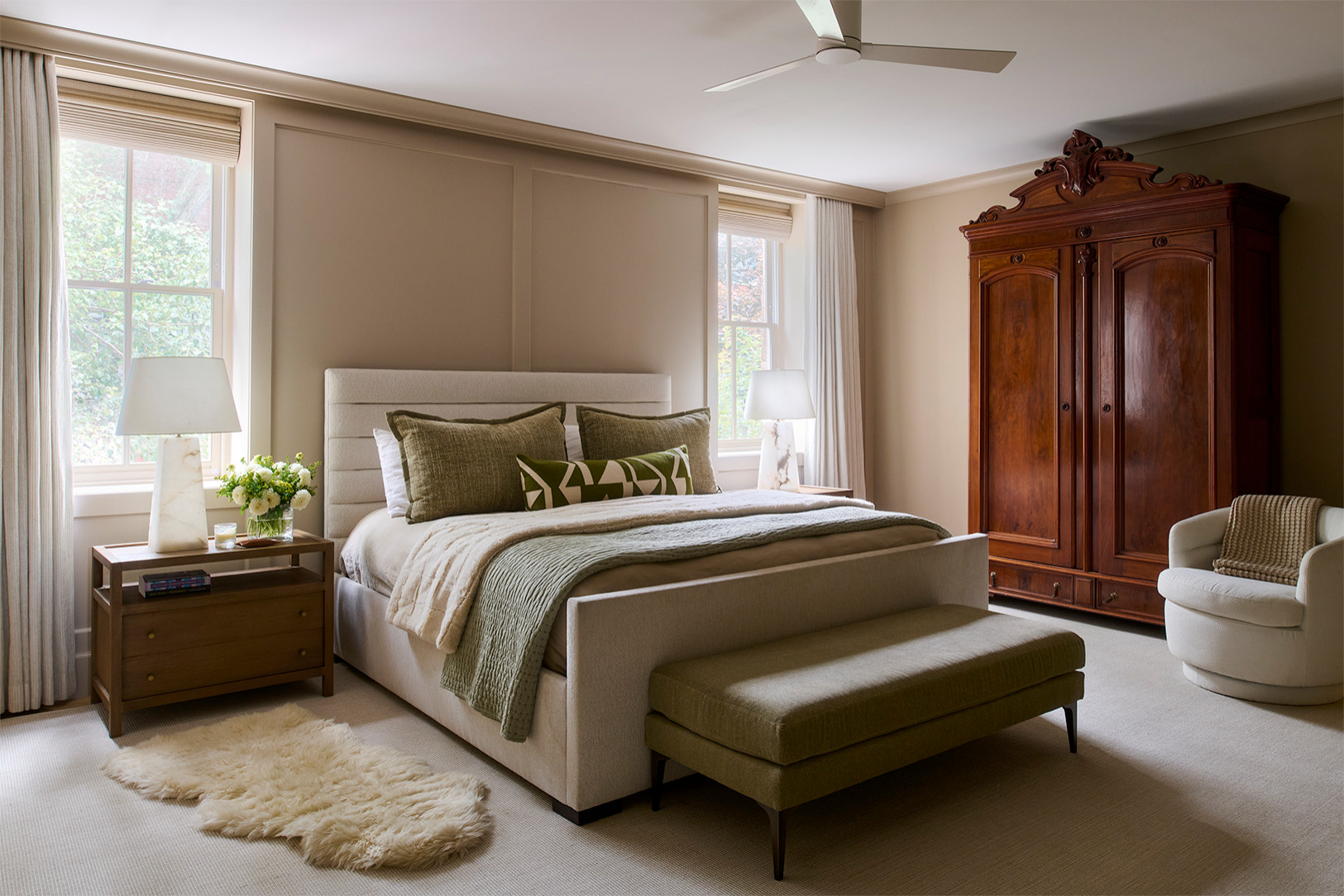 Philadelphia Remodel: Modern Traditional Home Tour showcasing the bedroom