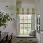 Modern farmhouse style home tour featuring a stylish kitchen