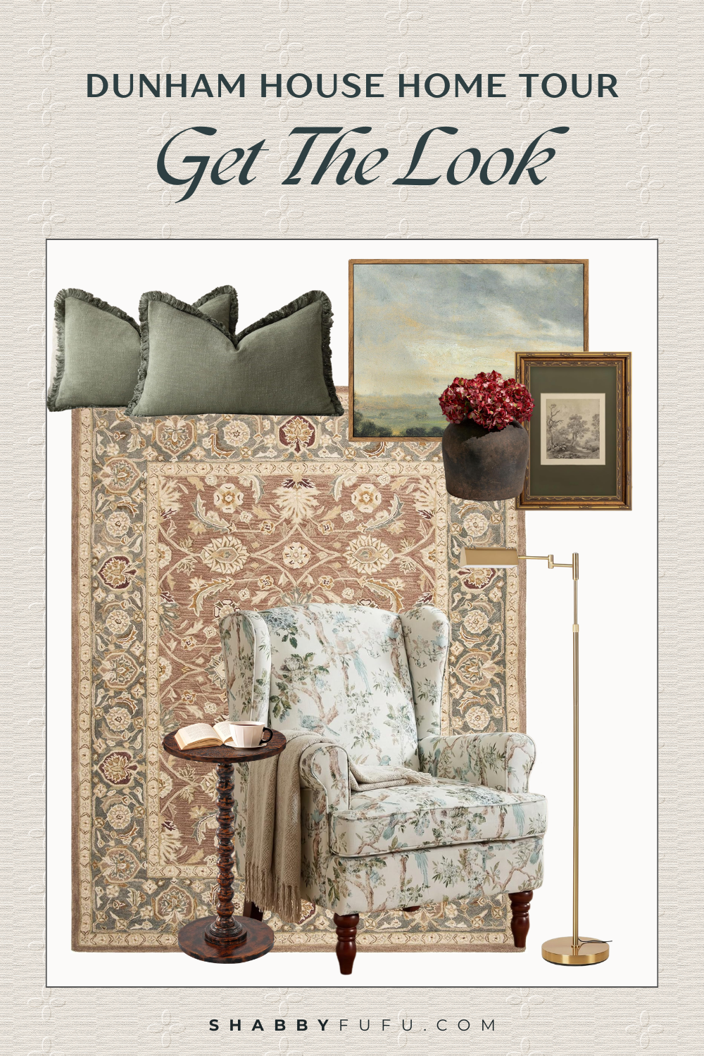 LTK collage featuring a modern farmhouse style Amazon decor finds