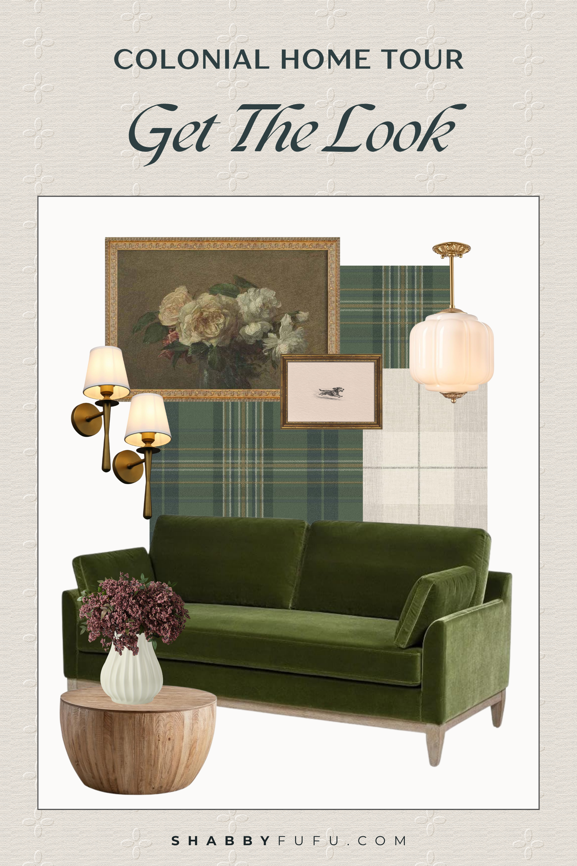 Colonial home tour inspired decor accent finds from Amazon